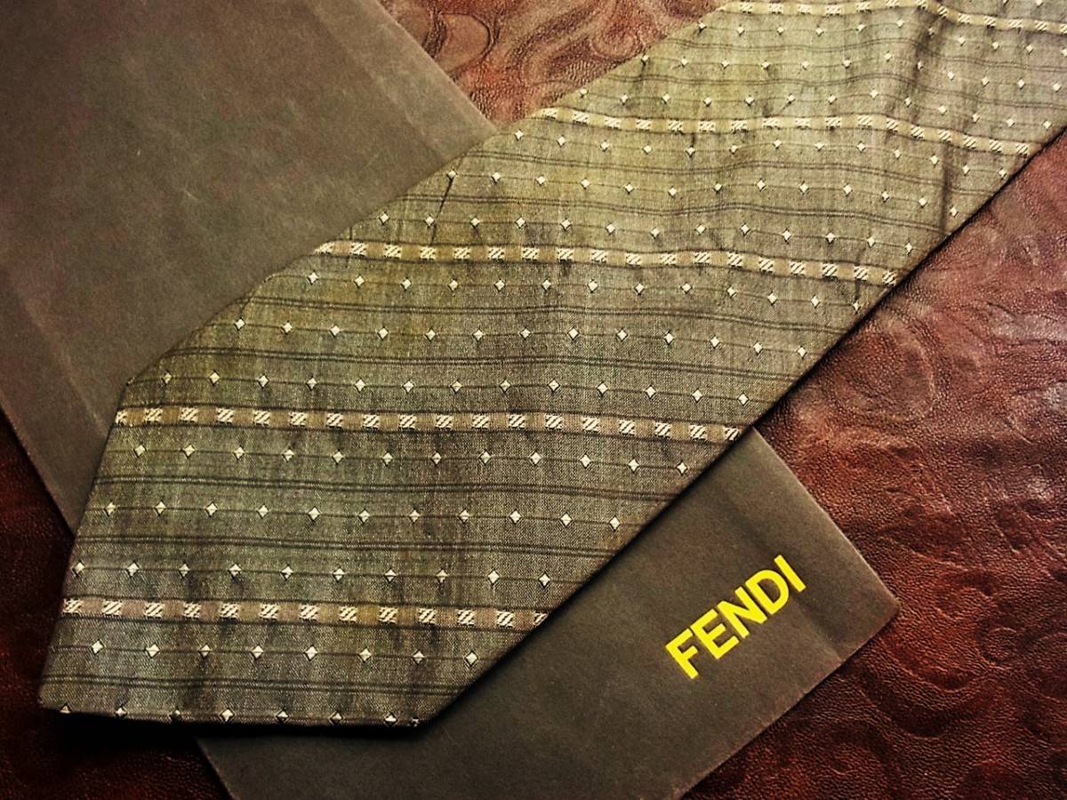 5-6576# Fendi. necktie #