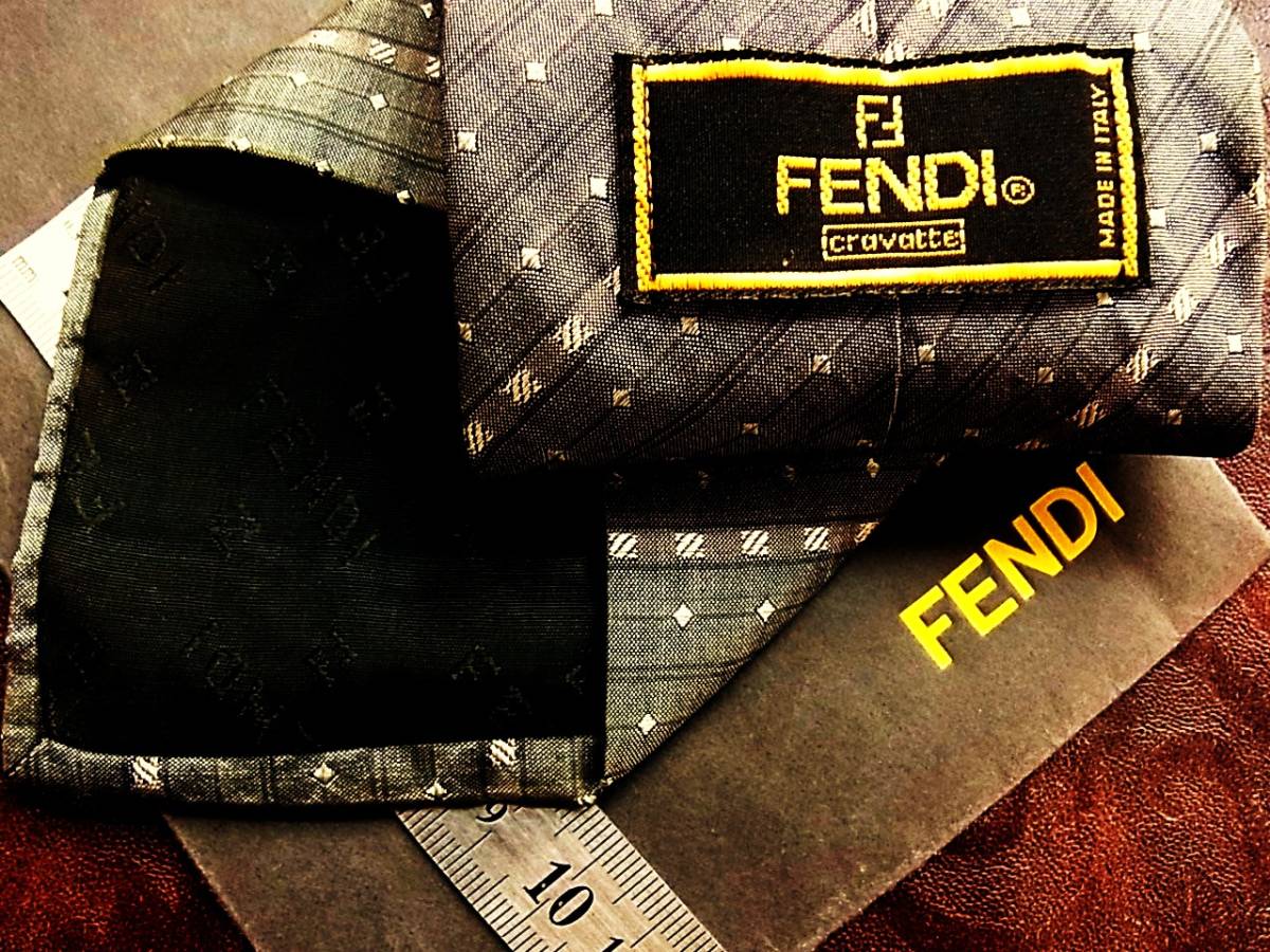 5-6576# Fendi. necktie #