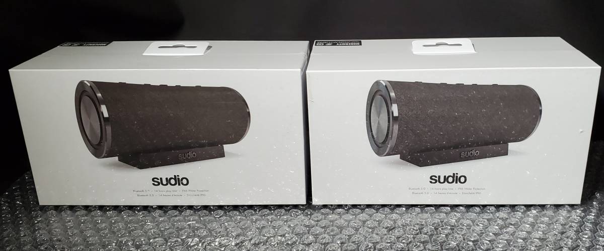 [新品] 2個セット Sudio FEMTIO フェムティオ ブラック Bluetooth5.0 スピーカー 北欧 /_画像6