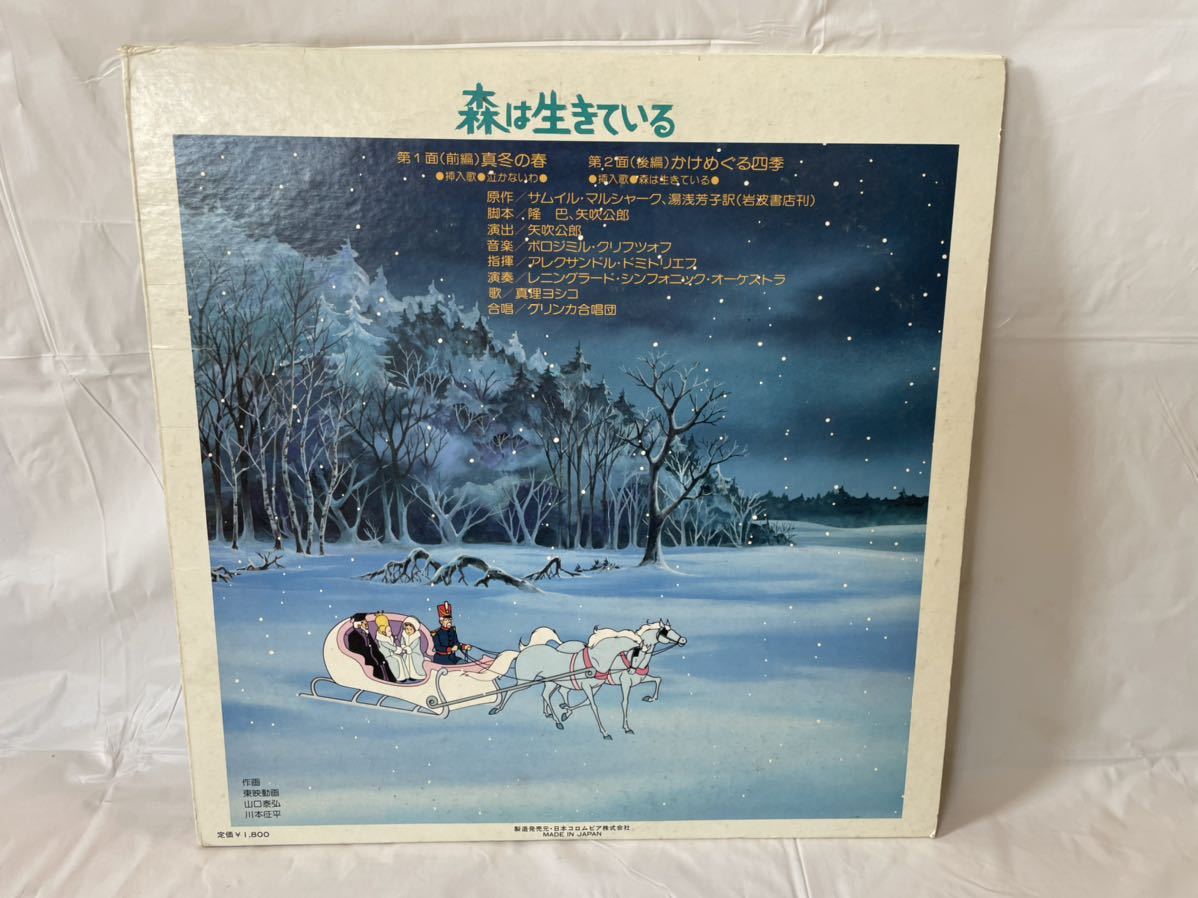 ★N240★LP レコード 森は生きている ドラマ編_画像2