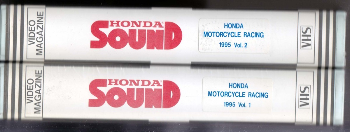 ビデオ 正規店仕入れの honda sound モーターサイクル レーシング 全2本 vol.1 2 即納 1995