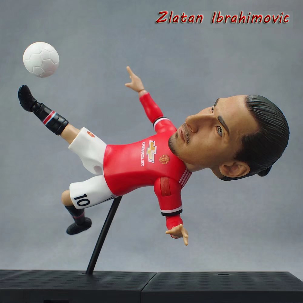 サッカー マンチェスター ユナイテッド Zlatan Ibrahimovic ズラタン イブラヒモビッチ フィギュア 玩具模型 メーカー在庫限り品