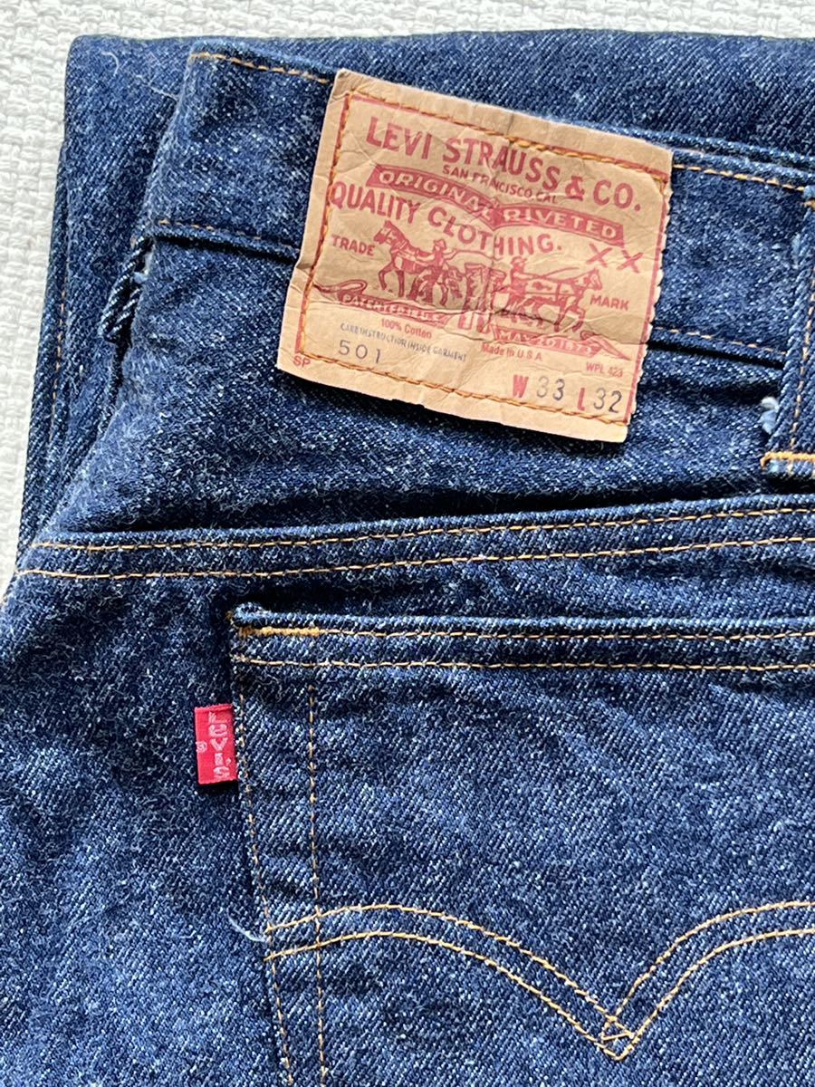 リーバイス 501 内股シングル デッドストック W33 L32 80's CARE