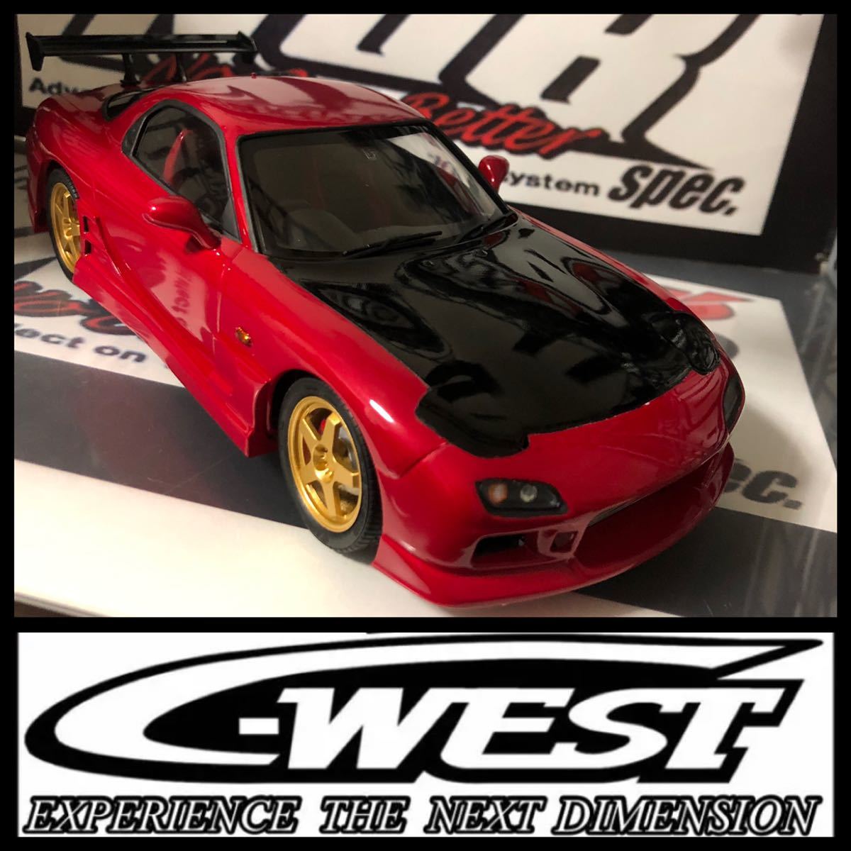 NO. 133 1/24 C-WEST RX-7 FD3S | www.directoriodelmotociclista.com