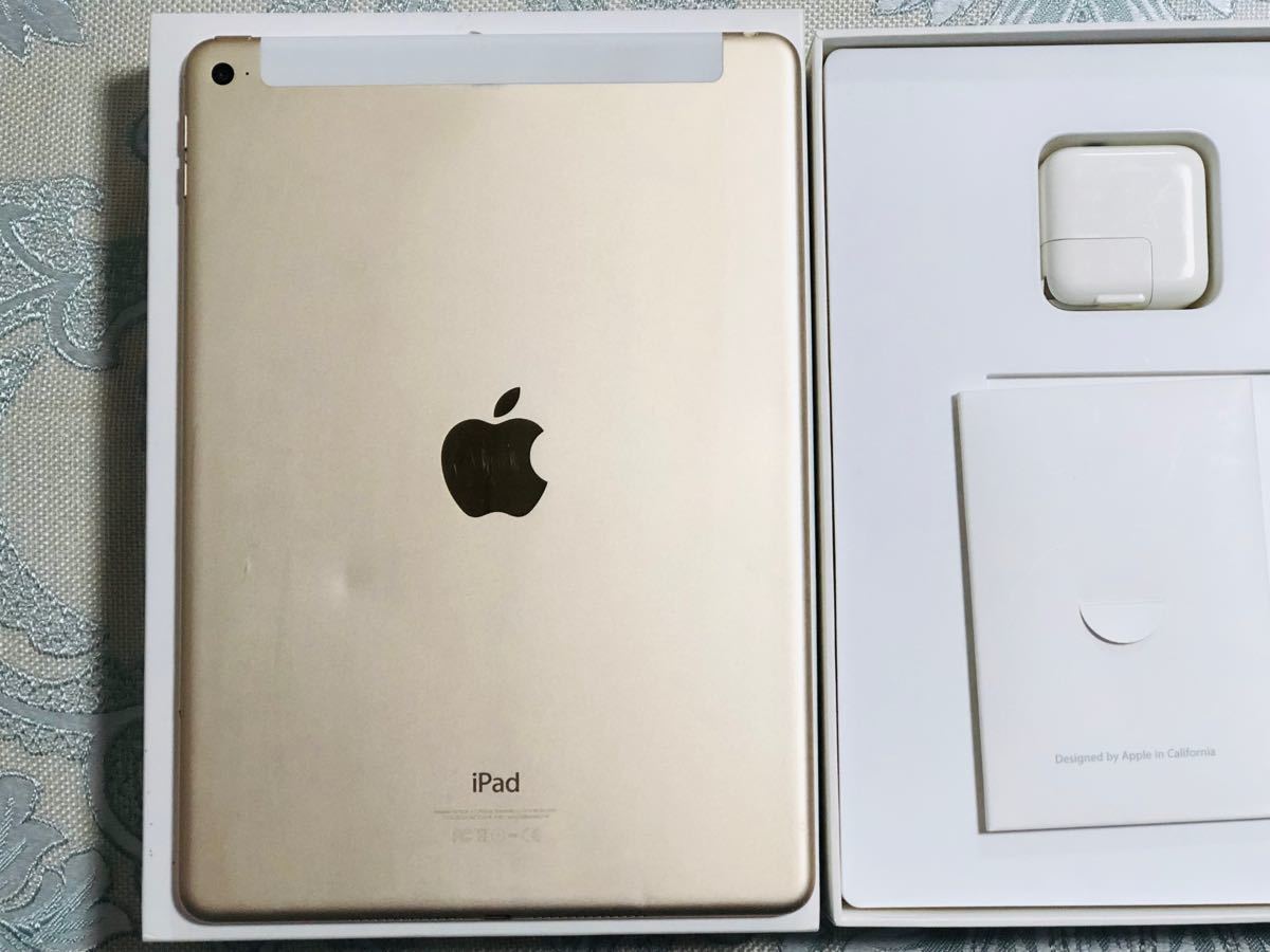 値下げ中 iPad Air2 Wi-Fi Cellularモデル大容量128GB付属箱付き 