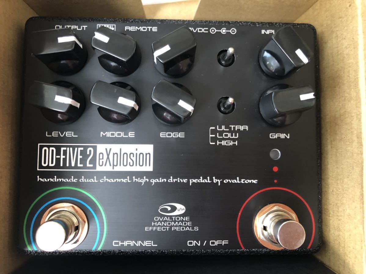 OVALTONE OD-FIVE eXplosion オーバルトーン distortion ディストーション オーバードライブ over  drive