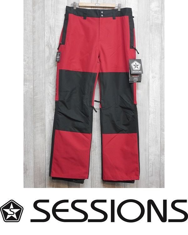 【正規品直輸入】スノーボード新品】22 SESSIONS CAPITAL PANT - BRICK - M 正規品 パンツ