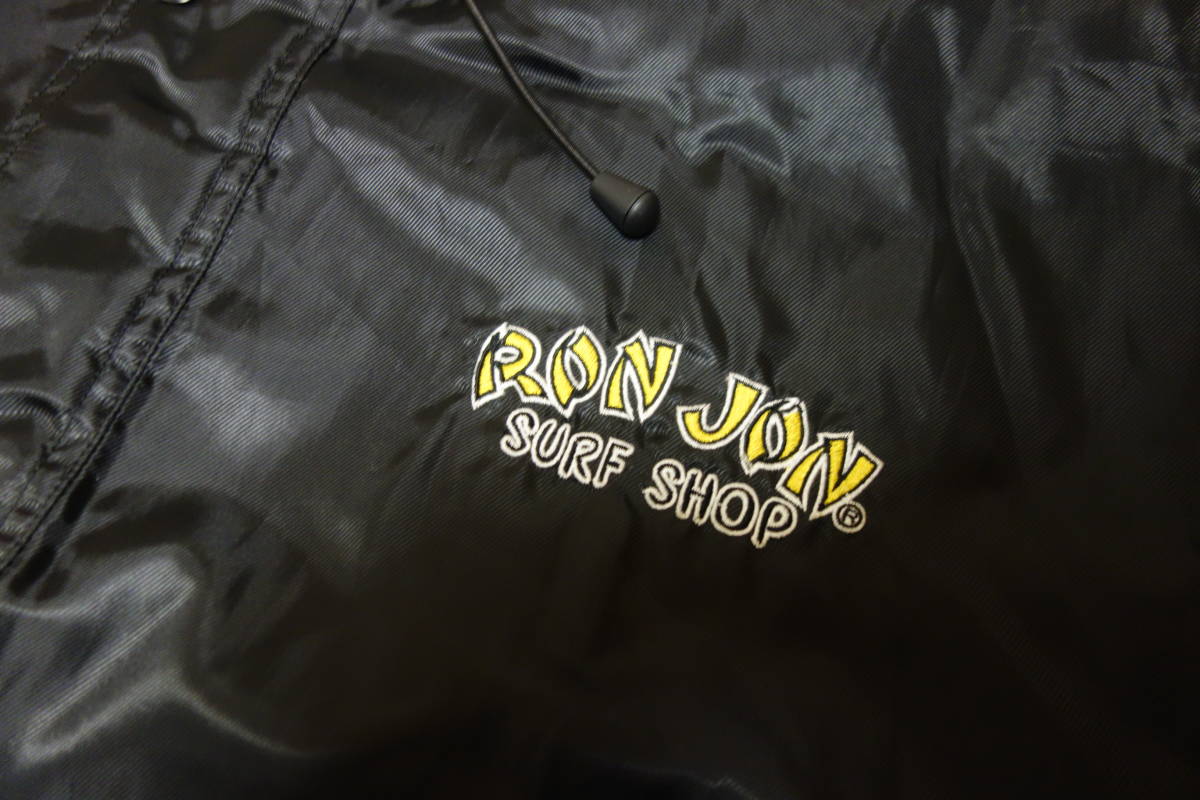 レア品 RON JON ロンジョン ナイロンベンチコート サーフィン サーフ サーファー 裏ボア LLサイズ ビンテージ オールドサーフの画像5