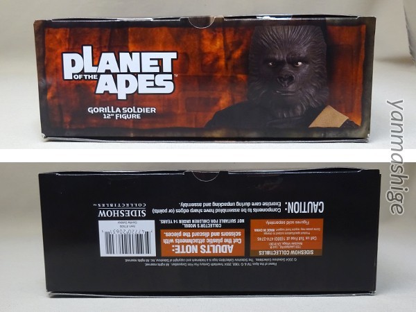  new goods side shou12 -inch super limitation 500 body Gorilla soldier Ape Marauder transportation box attaching Planet of the Apes SIDESHOW Planet of The Apes