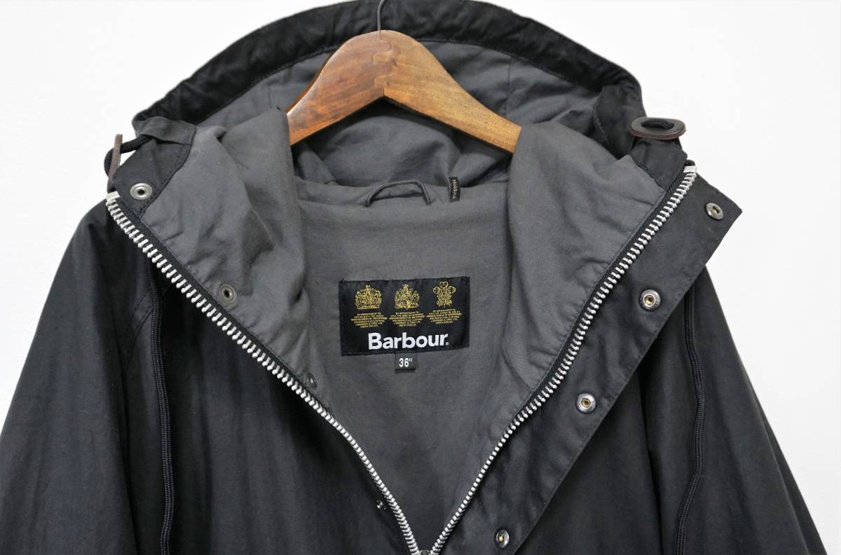 バブアー　barbour ハイキングコート　ブラック　黒　36 モッズコート ジャケット/アウター メンズ 本店