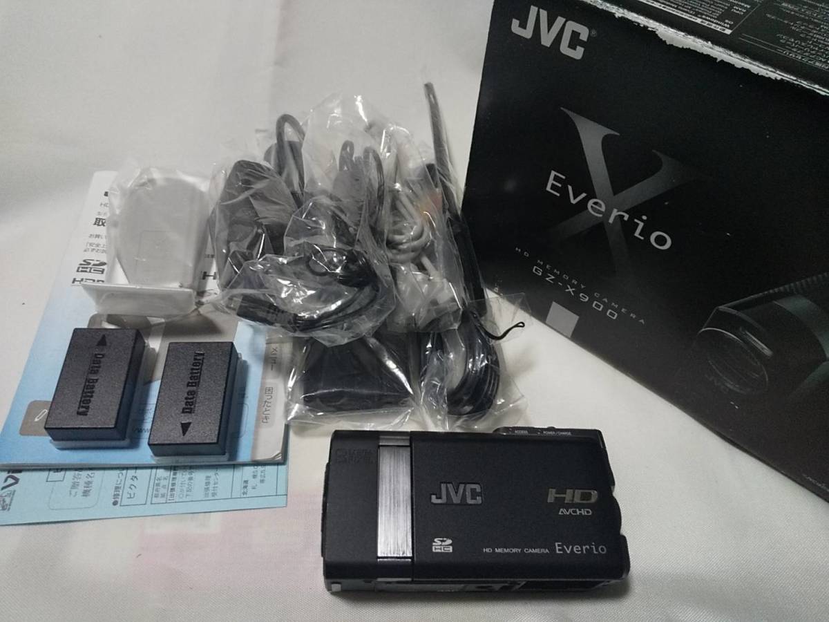 ☆外観新品級☆ビクター JVC EVERIO GZ-X900 ☆シリアル一致元箱付き