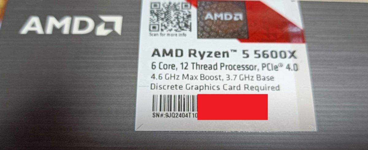 海外正規品 AMD Ryzen 5 5600X 新品未開封 AM4｜Yahoo!フリマ（旧