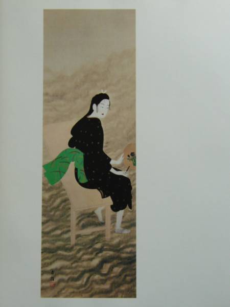 日本からの直送 額装絵画 ダンフイ ナイ「グリーンハウス オーキッド 