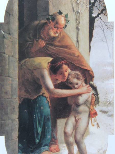 Jean-Franois Millet, winter, rare book of paintings in print ., condition excellent, new goods high class frame attaching, free shipping, Western films person,fan