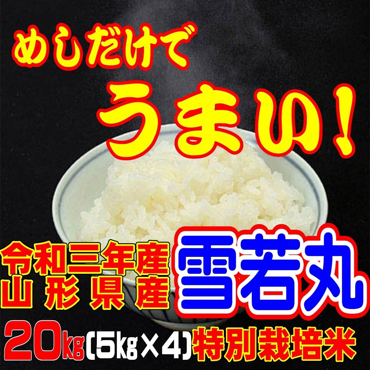 中古 山形県庄内産 雪若丸 玄米10kg Ｇセレクション 特別栽培米