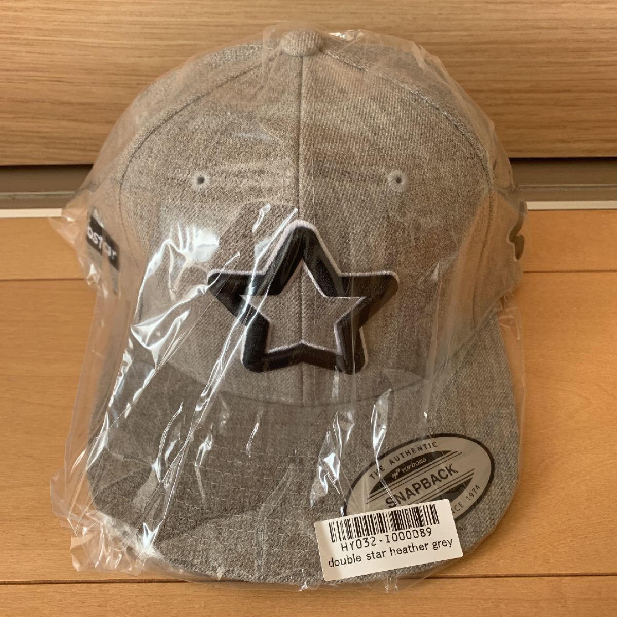 MOBSTAR モブスター ヘザーグレー ダブルスターキャップ 新品未 MOBSTAR モブスター ヘザーグレー ダブルスターキャップ 新品未
