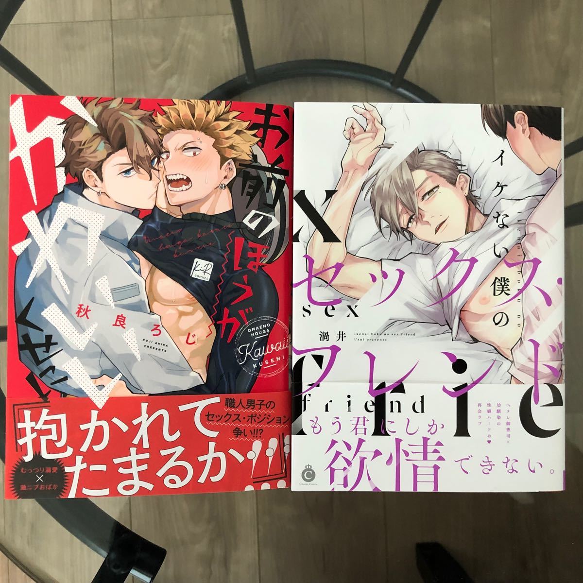 BL新刊　秋良ろじ　渦井　お前のほうがかわいいくせに　イケない僕のセックス・フレンド　特典付き　美品