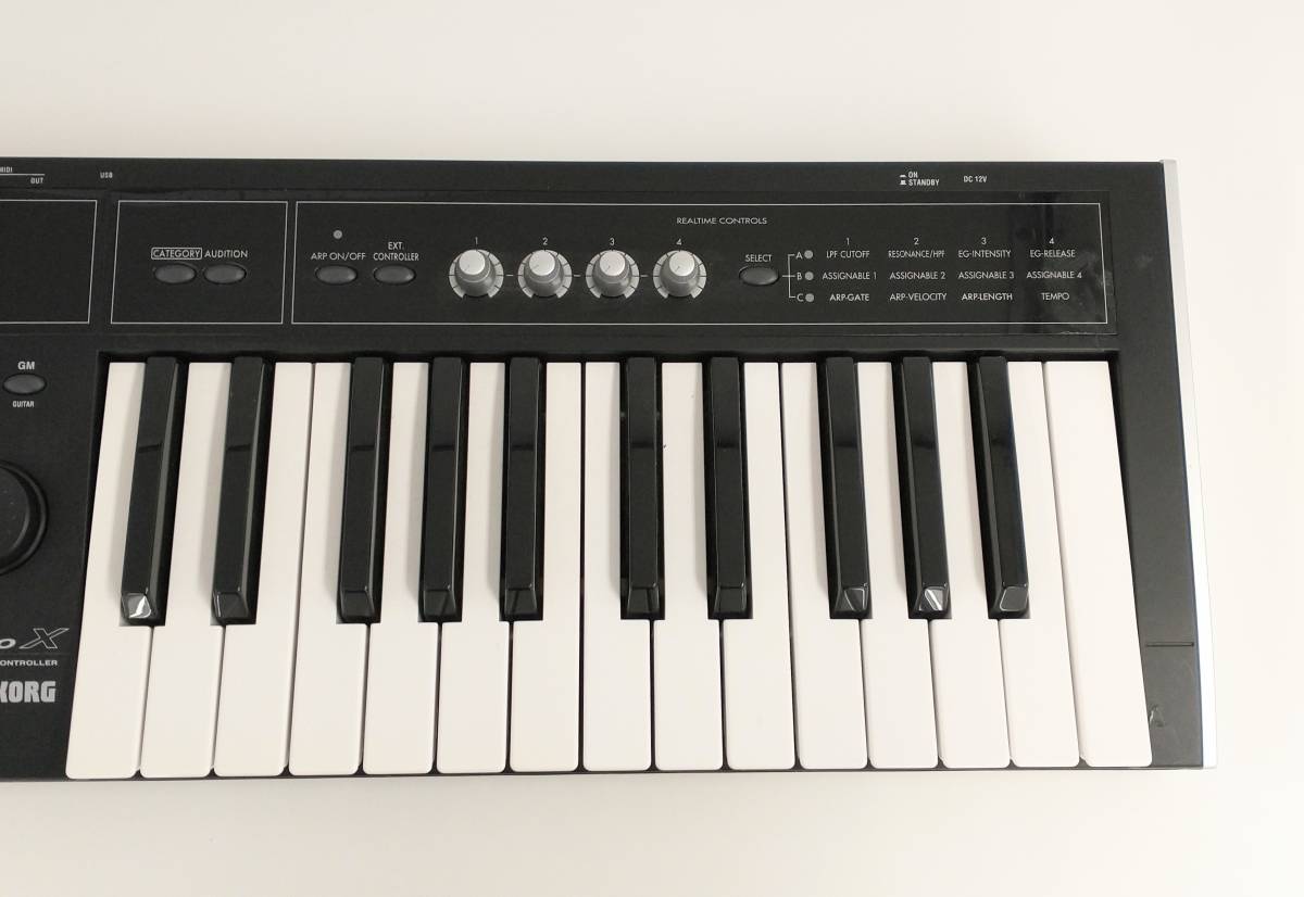 KORG コルグ micro X ブラック シンセサイザー_画像3