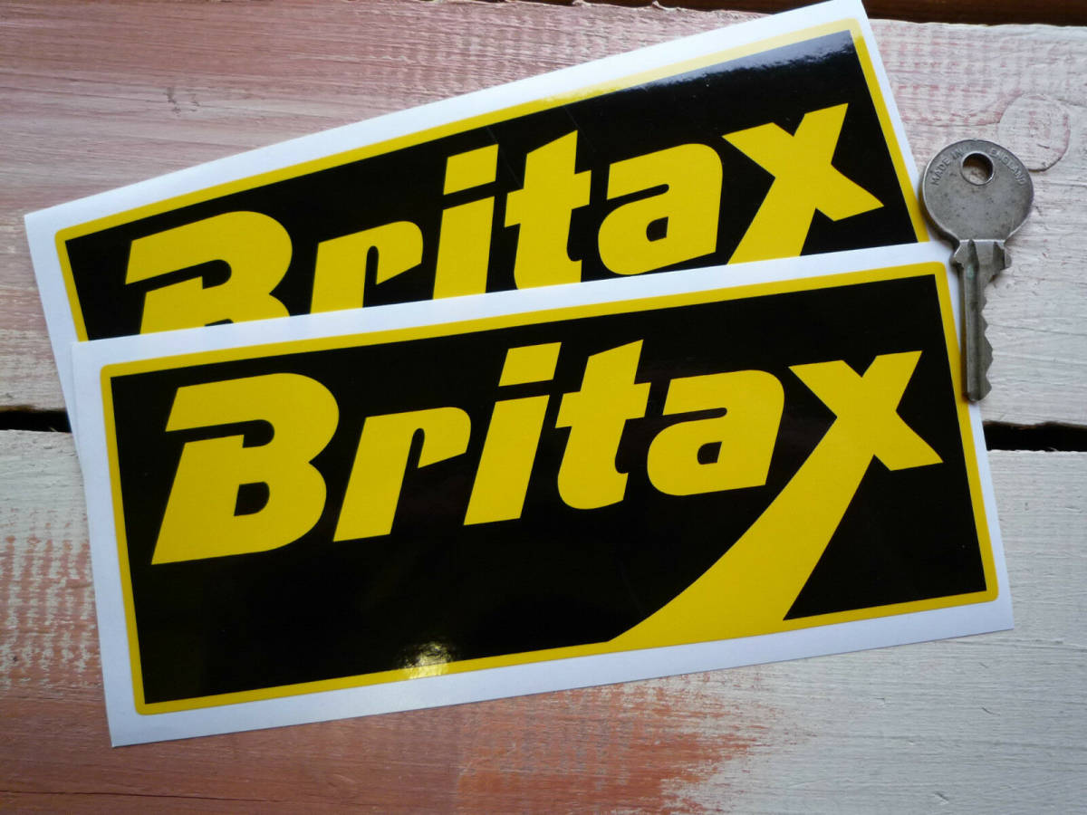 送料無料 BRITAX Race Car STICKER ブリタックス ステッカー デカール セット 170mm × 68mm_画像1