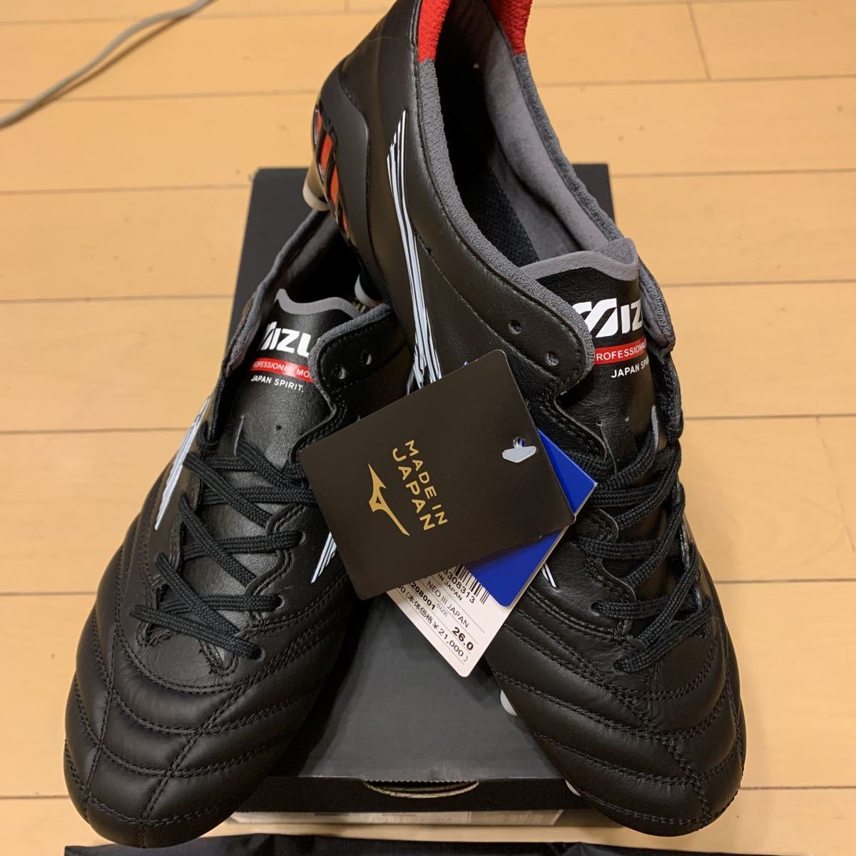 ミズノ モレリア NEO 3 JAPAN 26.0 サッカースパイク 日本 Jリーグ www