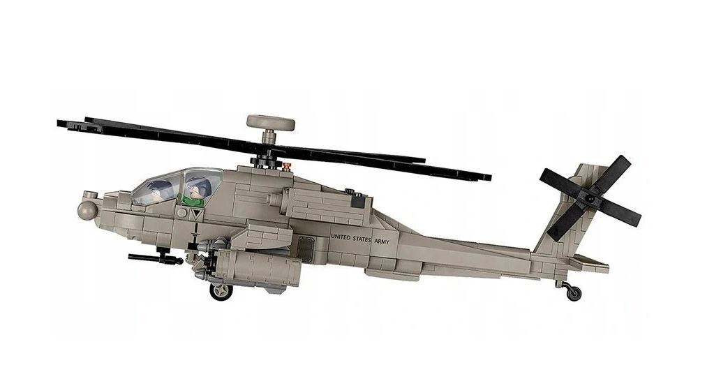 COBI ブロック ☆ Armed Forces シリーズ ☆ 1/48スケール AH64 アパッチ 攻撃ヘリコプター / AH64 Apache ☆ 新品・未開封 ☆ EU製_画像4