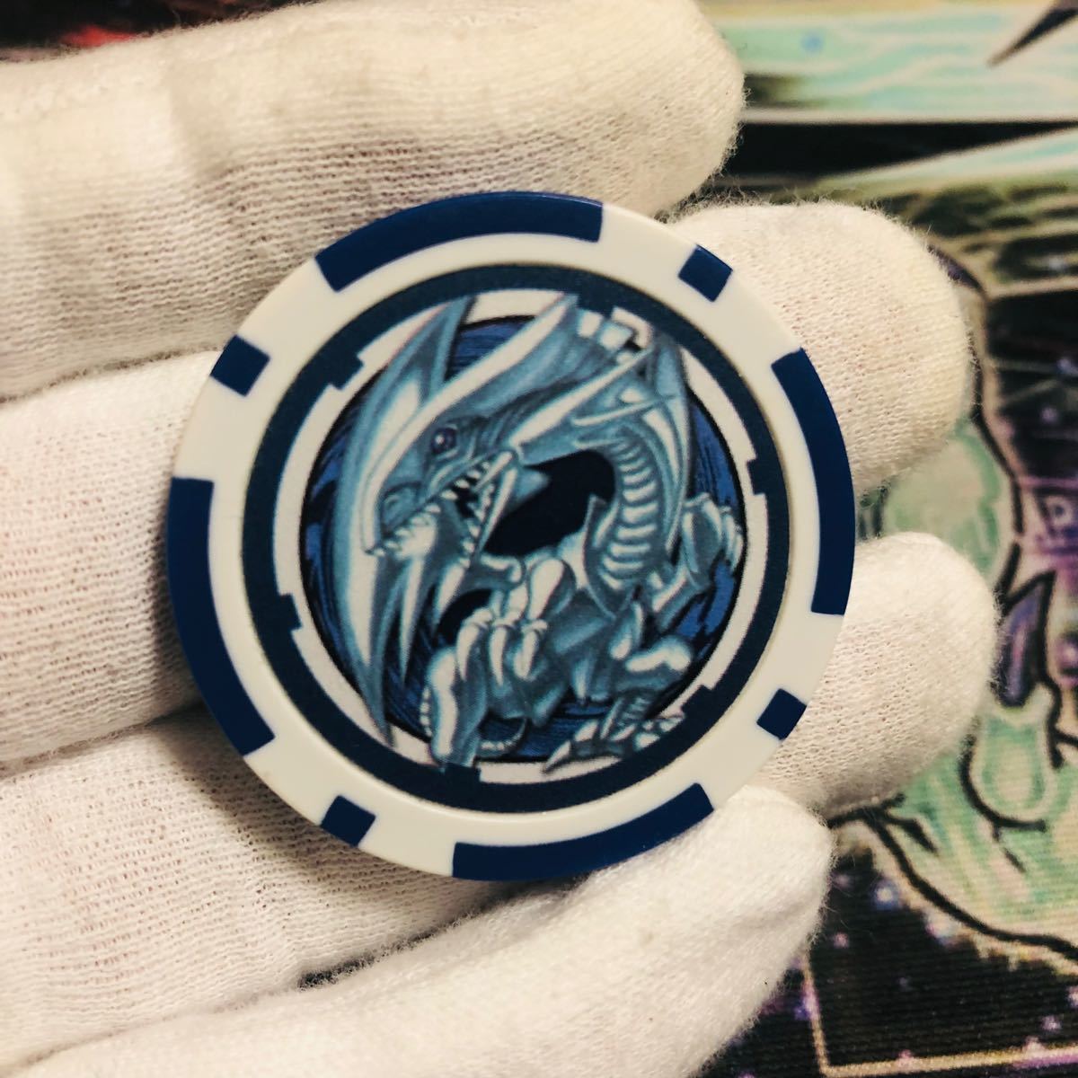 希少】遊戯王 青眼の白龍 デュエリストコイン 未使用品 絶版 非売品
