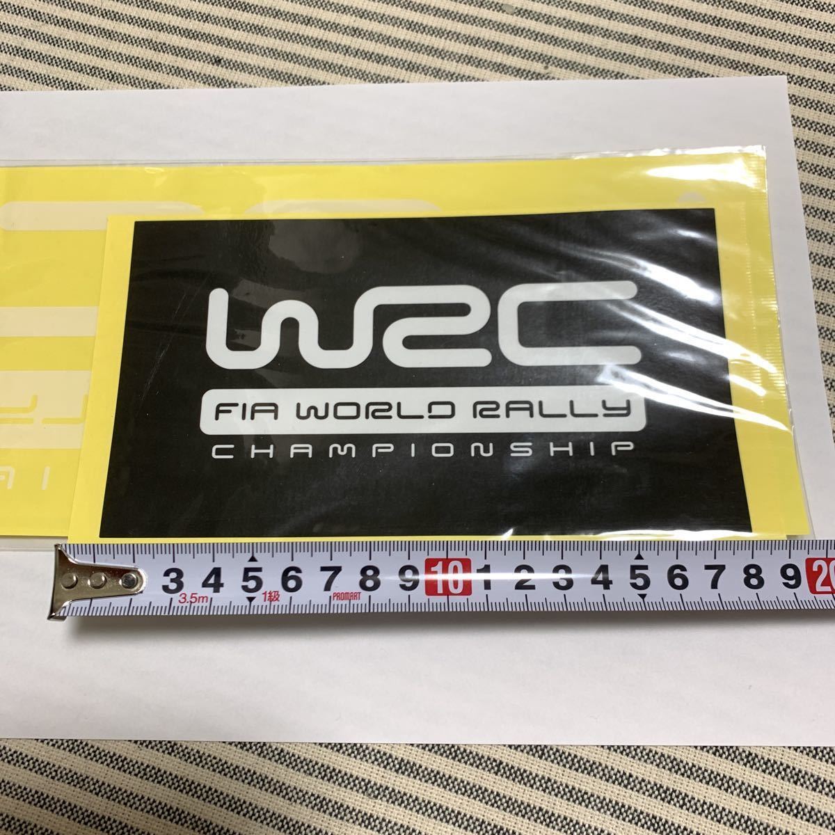 世界ラリー選手権 WRC公式ロゴステッカー ラリージャパン_画像2