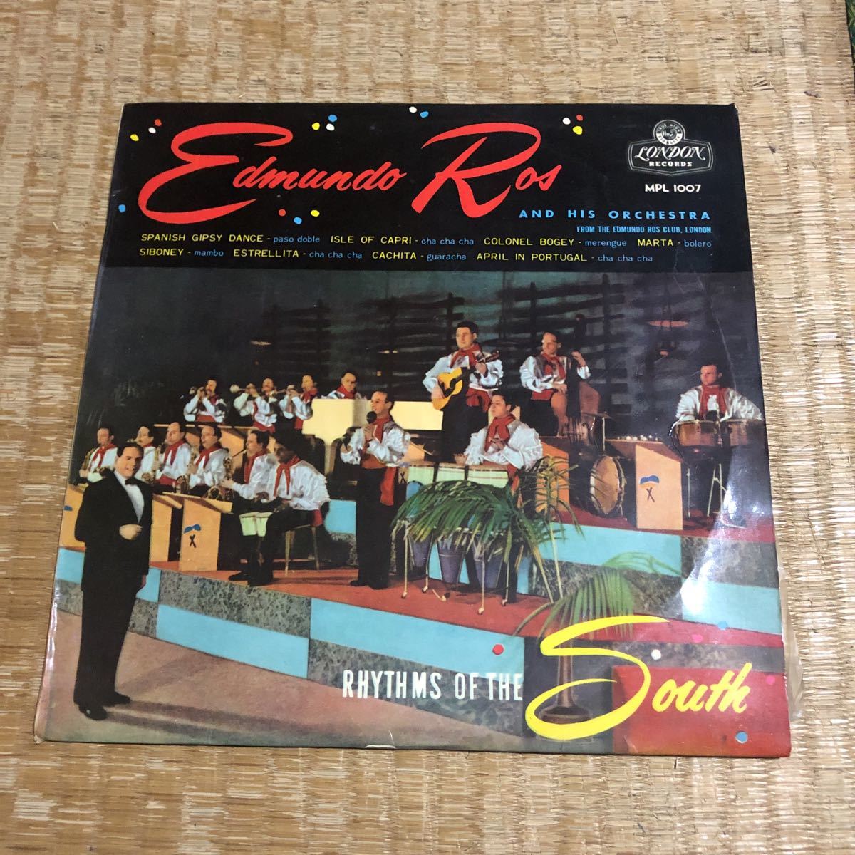 南国のリズム　エドムンド・ロス楽団　国内盤10インチレコード_画像1