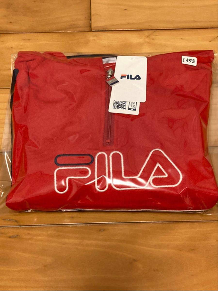 未使用 ★ FILA フィラ ハーフジップ スエット パーカー サイズ120 キッズ 子供 ★ E578_画像10