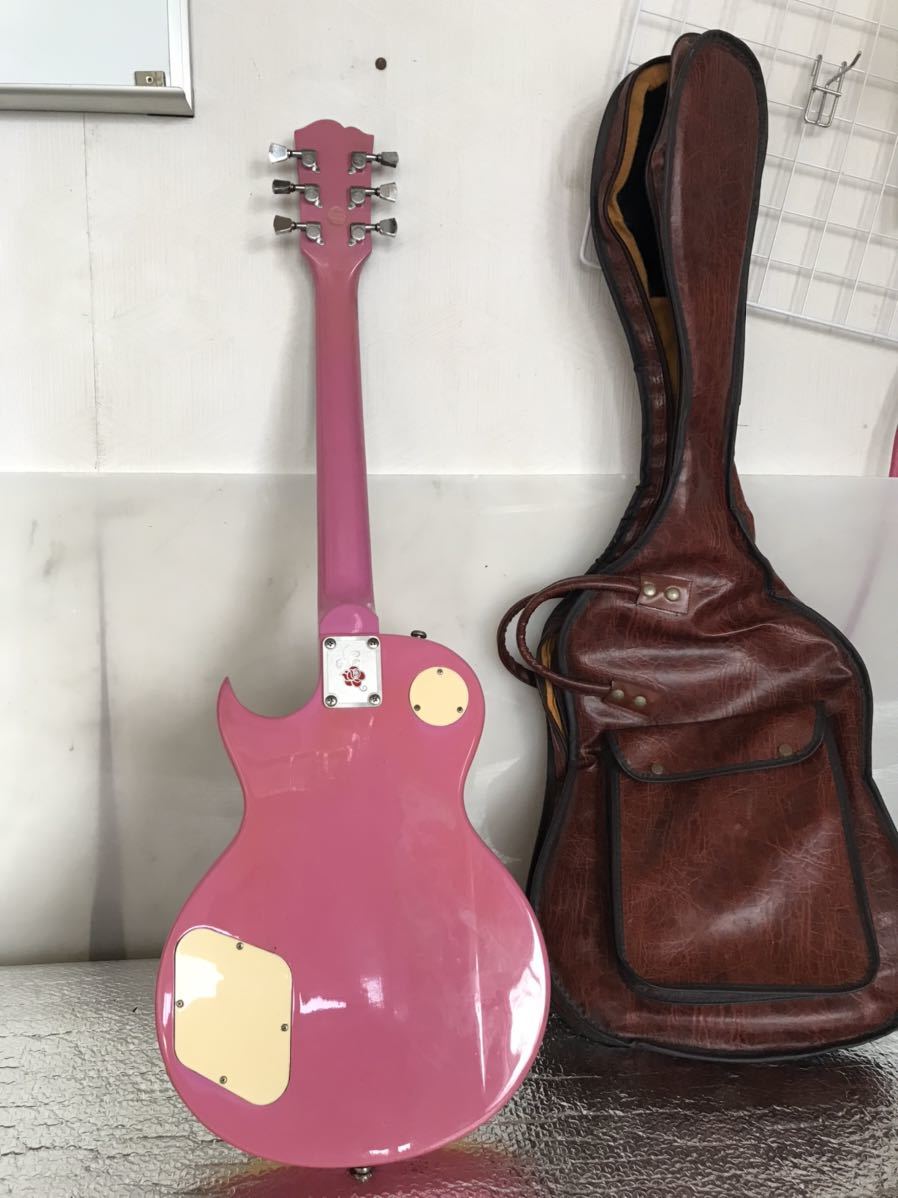 Yahoo!オークション - GYPSY ROSE ピンク レスポール エレキ Yahoo!オークション - GYPSY ROSE ピンク レスポール エレキ