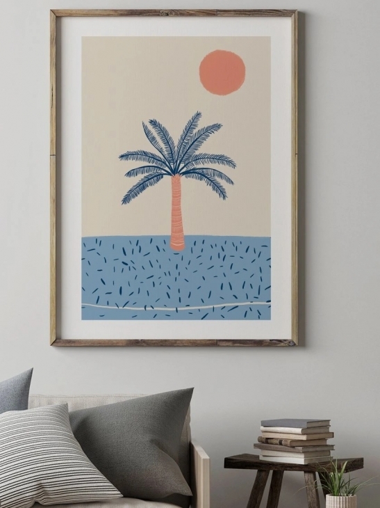 PROJECT NORD | TROPICAL PALM POSTER | アートプリント/ポスター (50x70cm)【北欧 デンマーク インテリア】_画像3