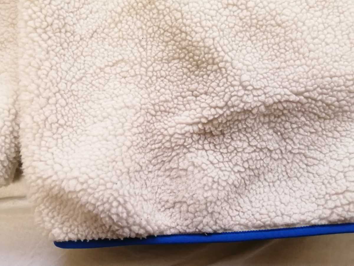 美品◎patagonia　パタゴニア　キッズ　レトロX　XL ナチュラル　ブルー　ボア　フリース