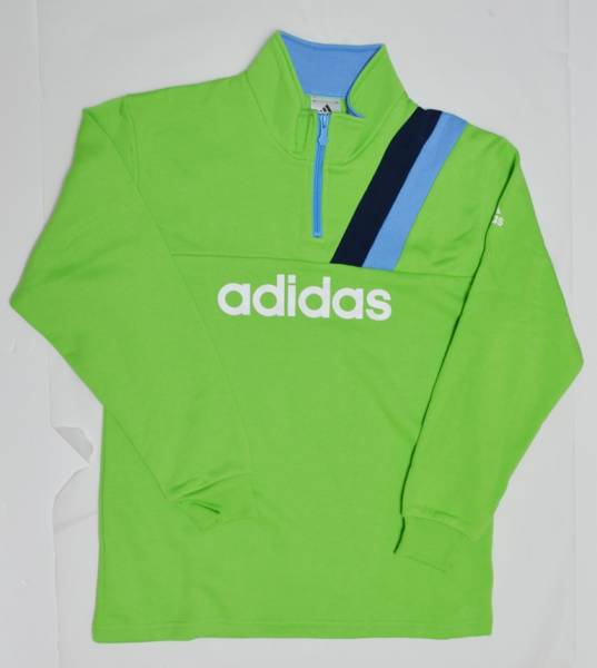 [ new goods ] long sleeve half Zip sweater ( Adidas 160 green )