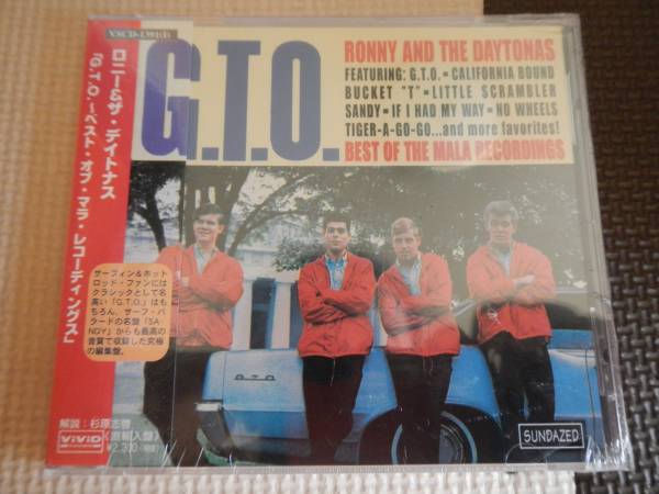 【帯CD】ロニー&デイトナス(VSCD1391IVIVID1997年SEALED未開封RONNIE & THE DAYTONAS/G.T.O.)_画像1