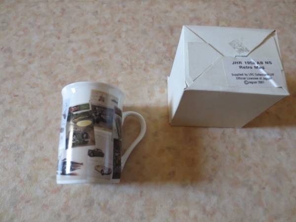  Britain made Jaguar mug * worn te-ji design .*JAGUAR XKE