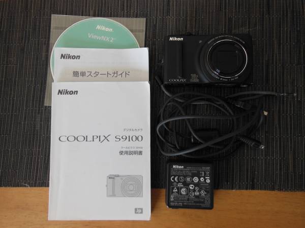 人気ブランドの ニコン Nikon COOLPIX S9100 光学18倍　ブラック ニコン