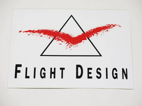 【ステッカーのみ】 FLIGHT DESIGNステッカーの画像1