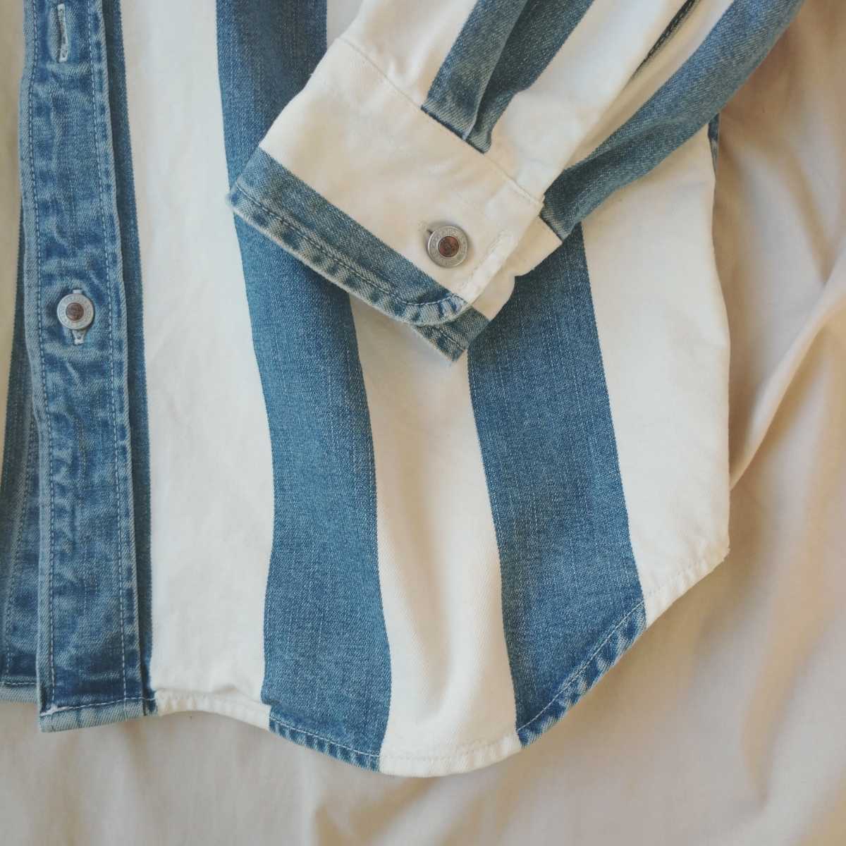 Levi's Silvertab リーバイス シルバータブ ストライプシャツ検 Levi's Silvertab リーバイス シルバータブ ストライプシャツ検