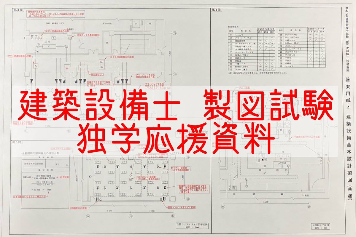 本物保証! 日建学院 建築設備士 二次試験教材セット1~3 参考書