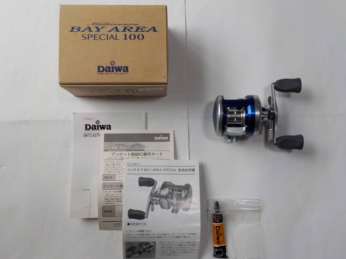 ミリオネア ベイエリア スペシャル 100 右ハンドル 未使用品 ダイワ ミリオネア ベイエリア スペシャル 100 右ハンドル 未使用品 ダイワ
