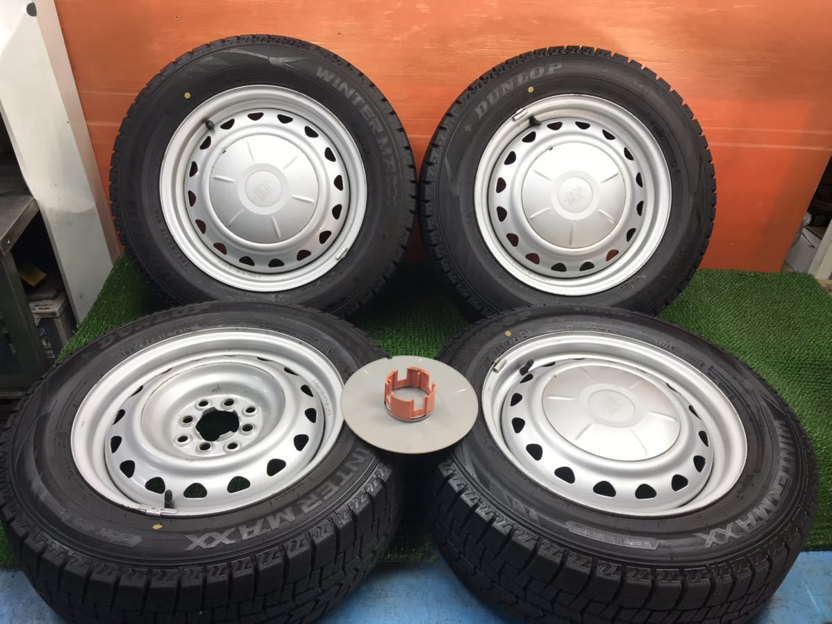 4a-177)冬195/65R15 ダンロップ Winter MAXX wm02 2018年 8.5-9分山