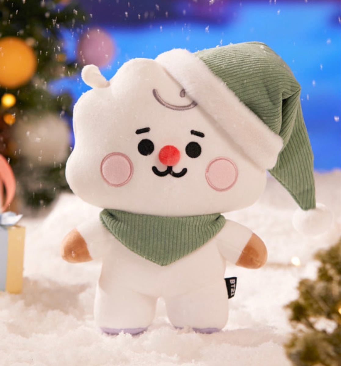 BTS BT21 ホリデーぬいぐるみ スタンディング 人形 RJ ジン ソクジン JIN