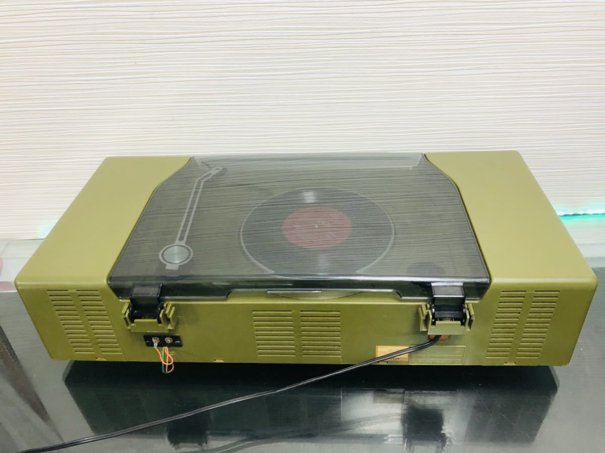 昭和レトロナショナルレコードプレーヤーSF-157N 超レア品動作品 昭和レトロナショナルレコードプレーヤーSF-157N 超レア品動作品