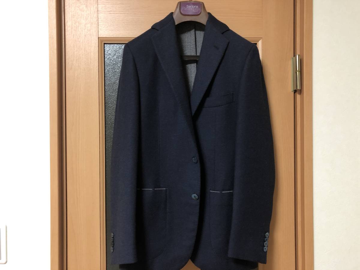 Sartoria サルトリアパルテノペア 紺無地 ナポリ製 ジャケット