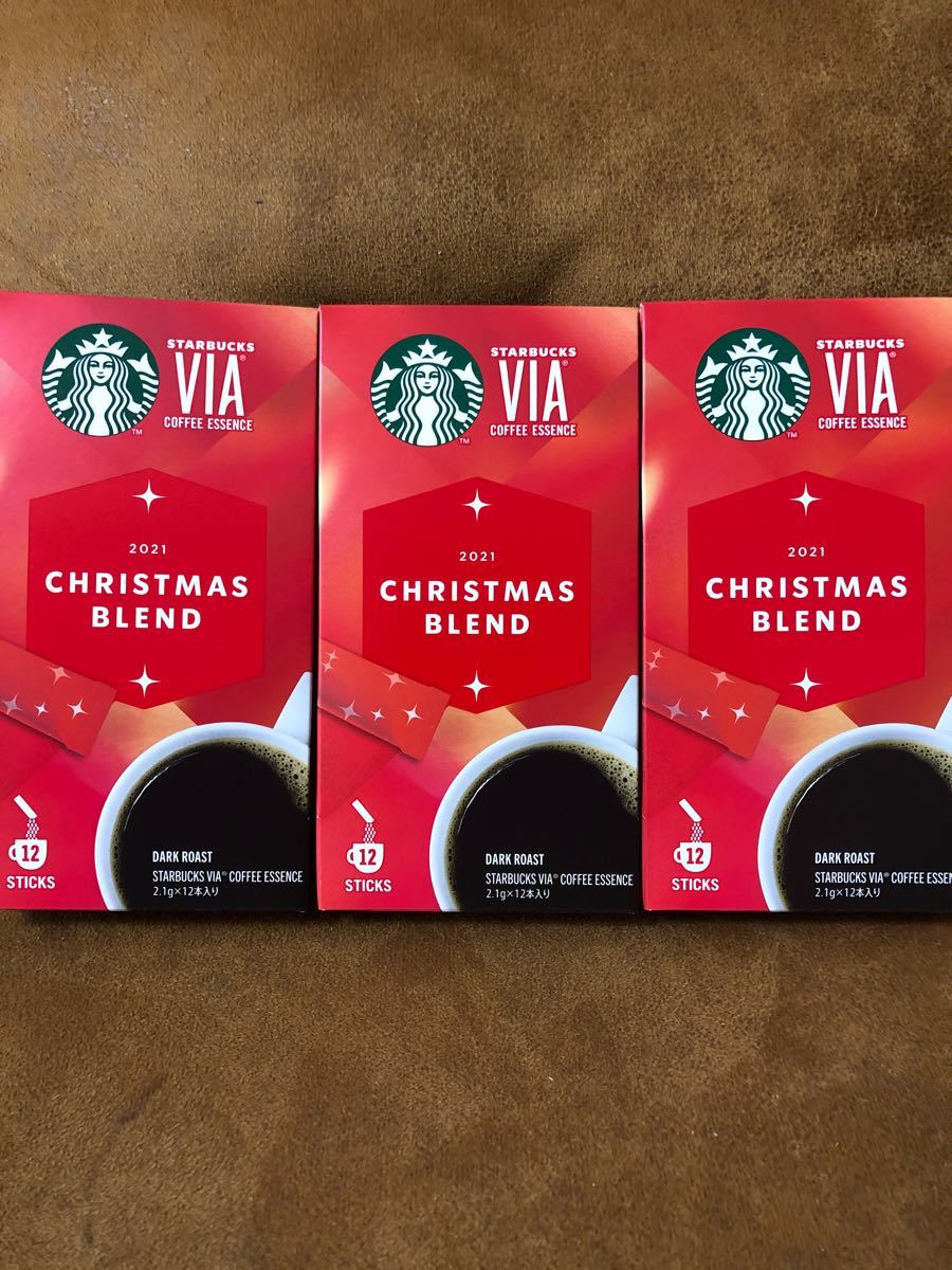 スタバ スターバックス VIA クリスマス　ヴィア　ホリデー　クリスマスブレンド　インスタントコーヒー　コーヒー ブレンド