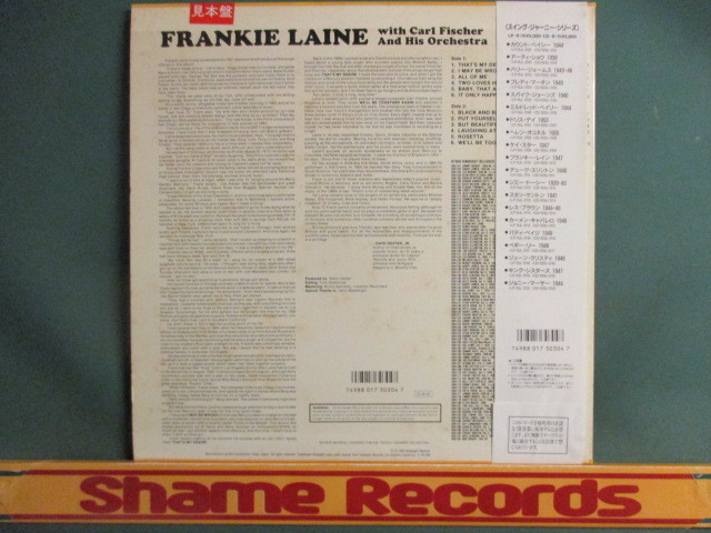 Frankie Laine ： 1947 With Carl Fischer And His Orch. LP // Jazz Vocal / 1947年の放送録音集 / 落札5点で送料無料_画像2