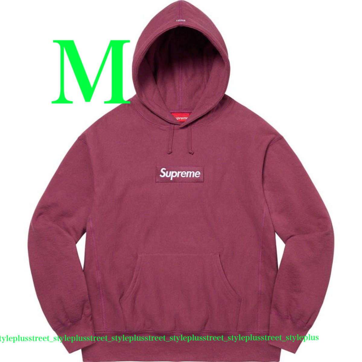 21AW Supreme Box Logo Hooded Sweatshirt Plum M シュプリーム ボックスロゴ パーカー プラム