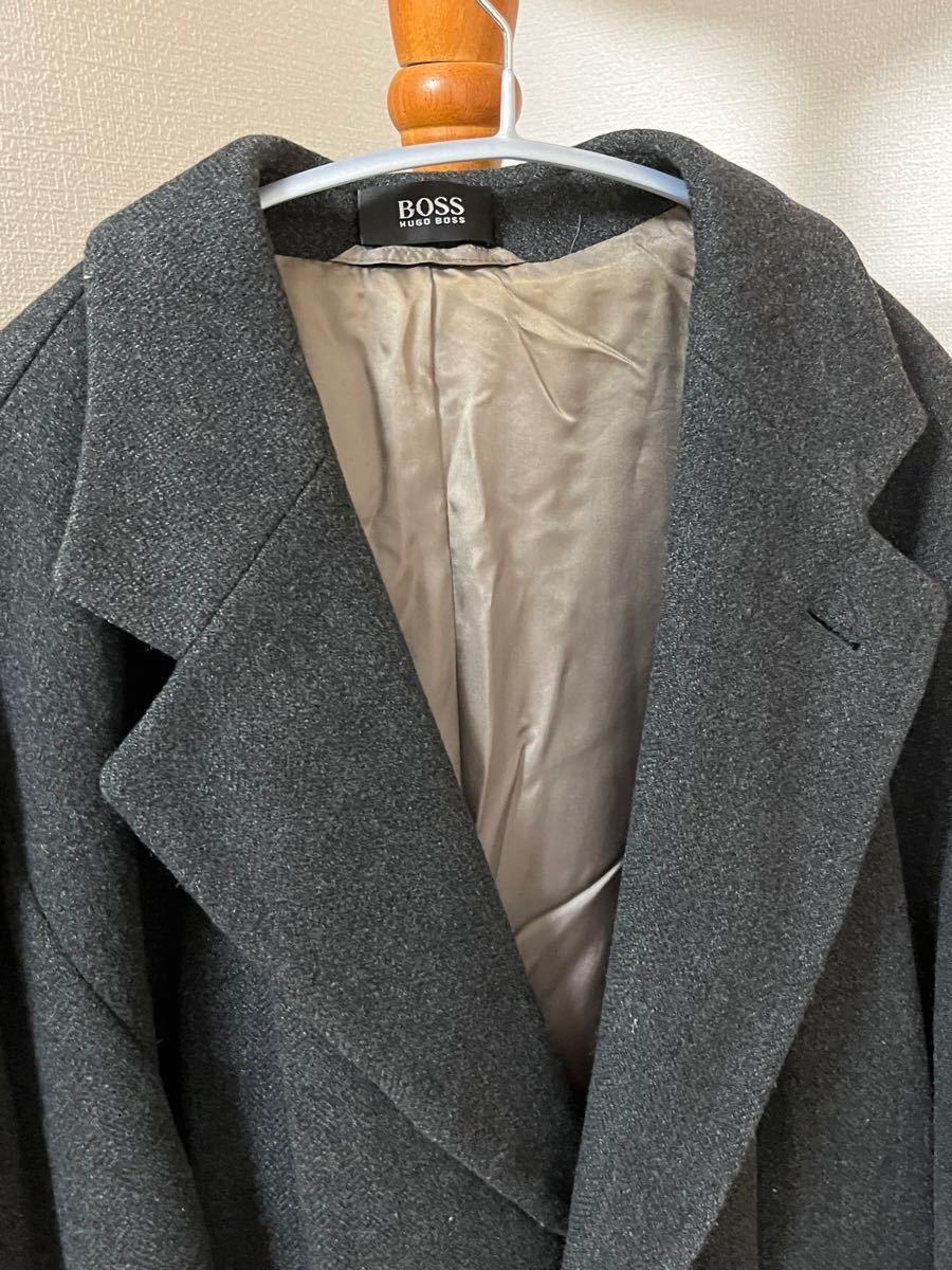 ヒューゴボス HUGO BOSS バージンウール チェスターコート ヒューゴボス HUGO BOSS バージンウール チェスターコート