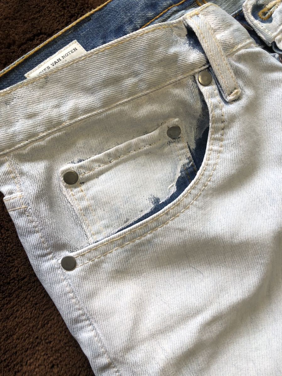 DRIES VAN NOTEN ドリスヴァンノッテン ペンキデニム DRIES VAN NOTEN ドリスヴァンノッテン ペンキデニム