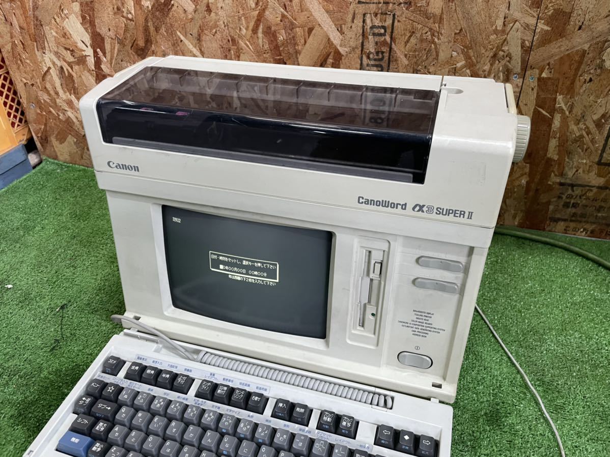 Yahoo!オークション - 1654【通電確認済み】Canon CanoWord a3 Yahoo!オークション - 1654【通電確認済み】Canon CanoWord a3